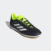 Fußballschuh ADIDAS PERFORMANCE "COPA COURT CLUB INDOOR", Gr. 42,5, core schwarz, cloud weiß, lucid lemon, Textil, Synthetik, sportlich, Schuhe, geeignet als Hallenschuhe