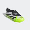 Fußballschuh ADIDAS PERFORMANCE "PREDATOR LEAGUE MIT UMSCHLAGBARER ZUNGE HART- UND ASCHENPLÄTZE KINDER", Gr. 32, bunt (cloud weiß, core schwarz, lucid lemon), Synthetik, sportlich, Schuhe, geeignet für Rasen- und Kunstrasenplätze