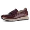 Slipper GABOR "FLORENZ", Damen, Gr. 41, rot (bordeaux), Lackleder, glänzend, modisch, Schuhe, Plateau, Schlupfschuh, Komfortschuh in Bequemweite G (= weit)