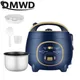 DMWD Household Electric Rice Cooker 1.8L Multifunction Mini Food Heating Steamer Intelligent Automatic Soup Meal Cooking Pot EU