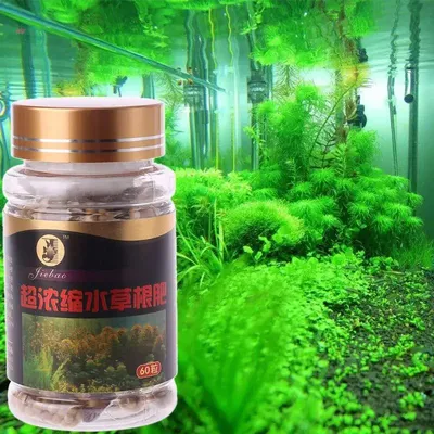 60 Count Root Capsules Aquarium Water Plant Fertilizer Safe Non Toxic Suitable for Aquatic Plant Green Plant & Flowers