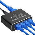 Switch Gigabit Ethernet Splitter Rj45 Adattatore di estensione Gigabit LAN Connettore di rete 1000Mbps per PC portatile TV Box Router