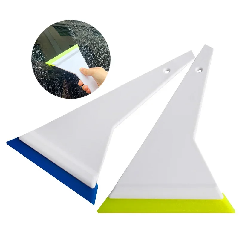1Pcs Fenster Tönung Werkzeug Auto Windschutzscheibe Rakel mit Einsatz Gummi Klinge Windows Glas Film Installation Schaber Wasser Wischer Image