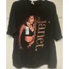 Vtg janet jackson welttournee 1993-94 doppelseitiges t-shirt, größe xl