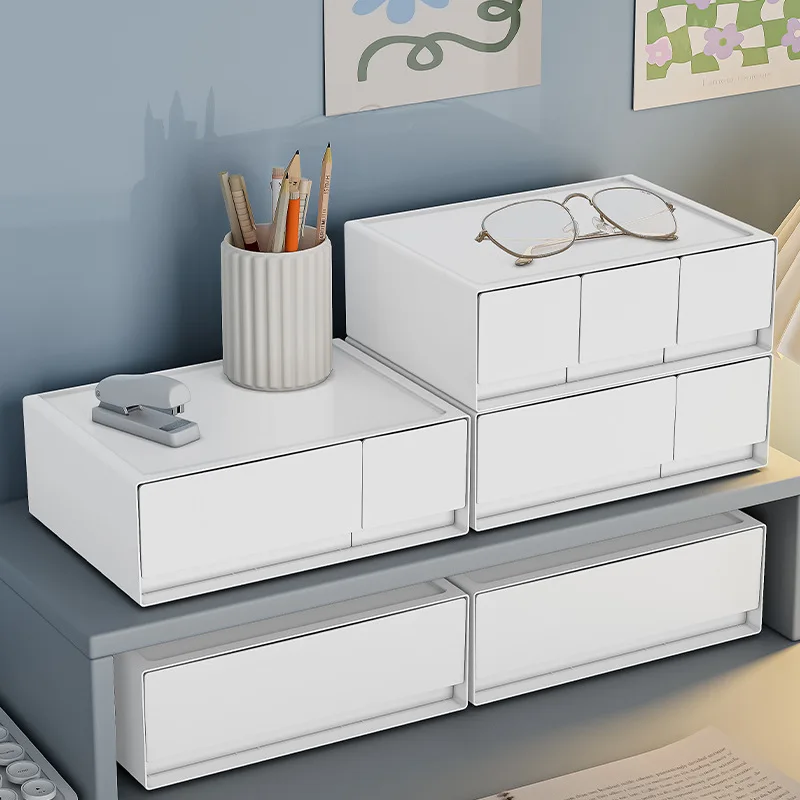 Home Desktop Schminktisch Hautpflege Regal, Schlafsaal Mädchen Lippenstift Sortierung Schublade Aufbewahrungsbox