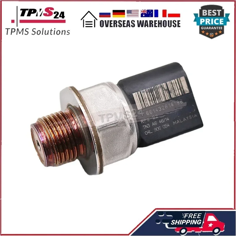 Für audi a4 a3 volkswagen golf 2.2l kraftstoff verteiler rohr drucksensor 04 l906054 04l 2,0 054 Image