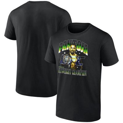 UFC Alexandre Pantoja 317 Leichtgewichts-Champion T-Shirt – Schwarz – Herren Image