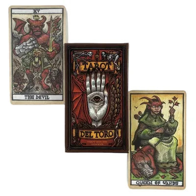 Del Toro Tarot Deck Cards Family Holiday Party Playing Oracle Visions Brettspiele Image