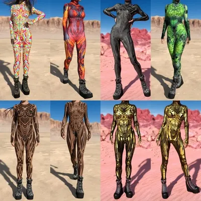 3D Digitaldruck Bühnenkostüme Erwachsene Halloween Veranstaltungen Karneval Mottoparty Cosplay Outfit Rollenspiel Overall Image