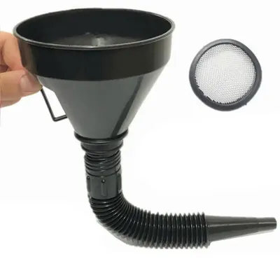 Car Oil Funnel Tool Set Wide Mouth Large Car Accessories Long Neck Flexible Detachable Filter Replacement Parts for Auto Truck