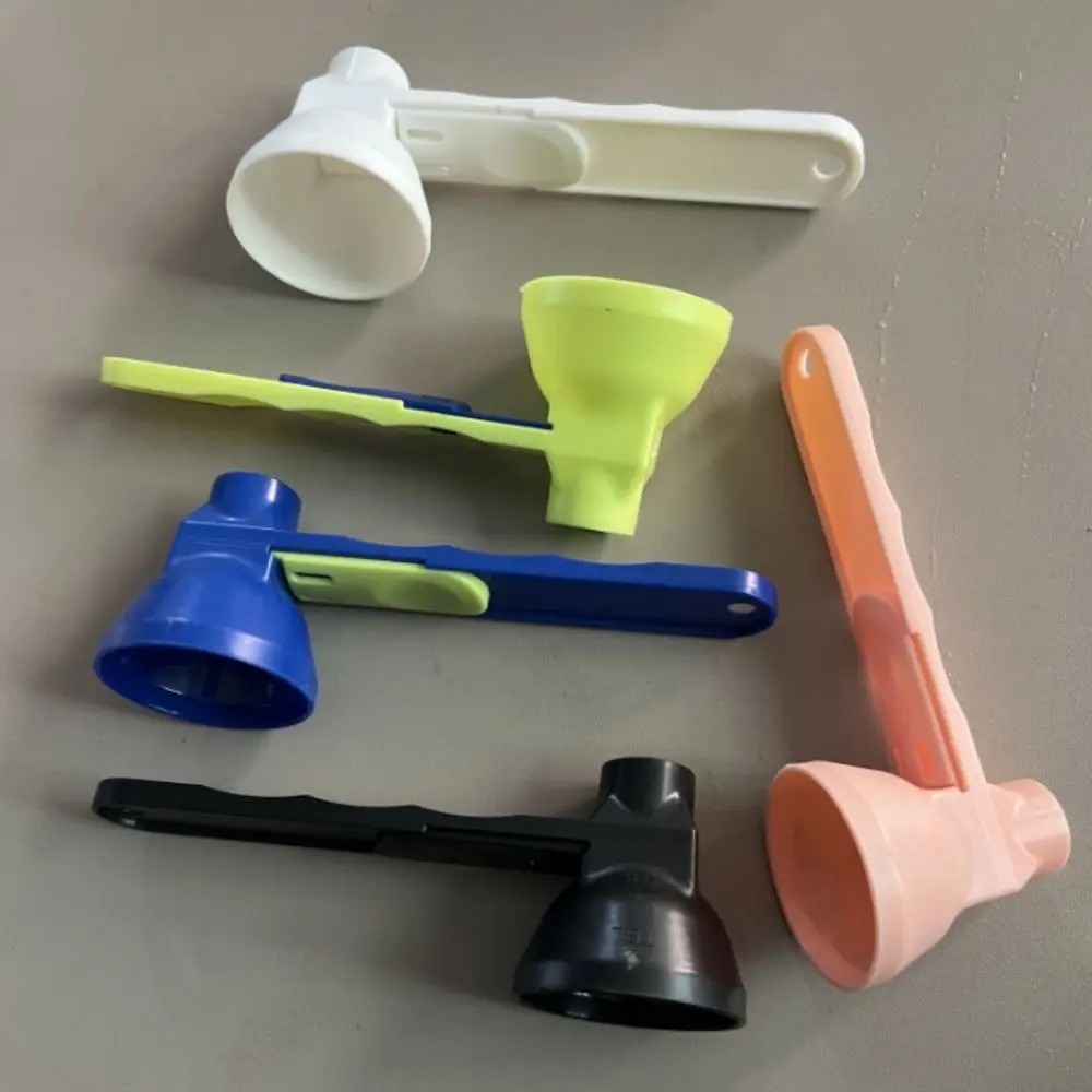 Flling Coffee Scoop Funnel Plastic Reusable Sliding Scoop Funnel 2 in 1 Sliding Design Protein Powder Scoop Kitchen Gadgets