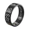 Retails Smart Ring with Display Screen and Touch, Wireless Charging, Health Manager, 5 ATM Waterproof for Men Women No.9