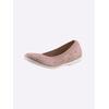 Ballerina CAPRICE, Damen, Gr. 37, rosa (rose), Textil, sportlich, Schuhe