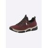 Sneaker RIEKER, Damen, Gr. 38, rot (bordeaux), Lederimitat, sportlich, Schuhe