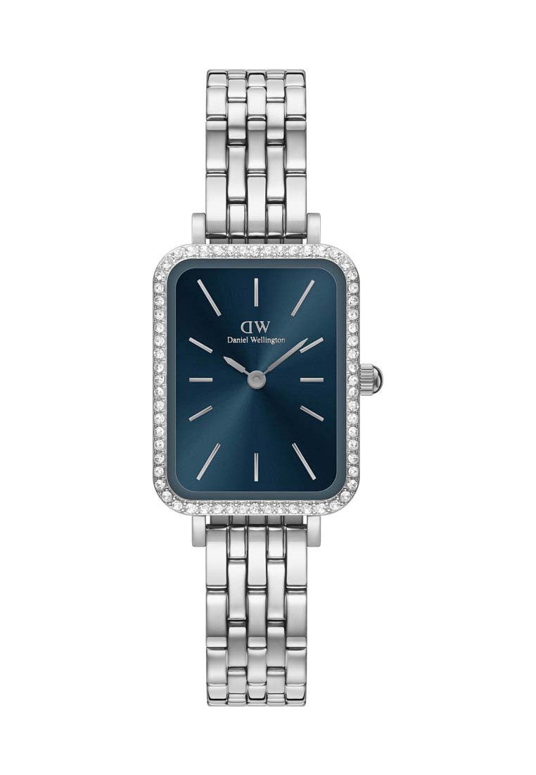 Daniel Wellington Womens DW00100670 Ladies Quadro Lumine Silver 20mm Watch - One Size | Daniel Wellington Sale | Discount Designer Brands