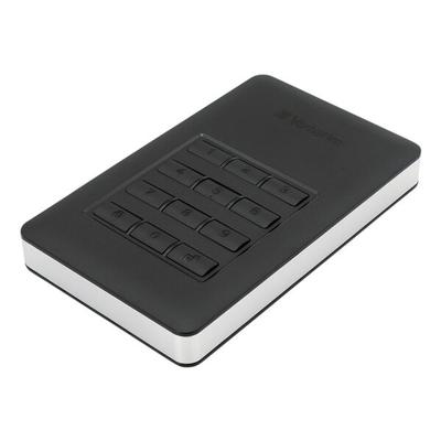 Verbatim Externe Festplatte HDD 2 TB »Store 'n' Go Secure«, 7.6x1.1x12.35 cm Image
