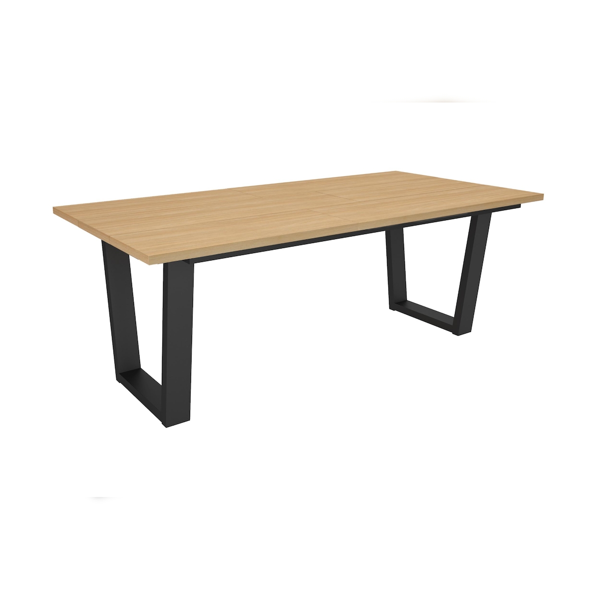 SKRAUT HOME Esszimmertisch, 194x90x74 cm, Für 10 Gäste, Stubentisch, Eiche Soft Mit U Image