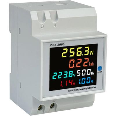 Fitags - Digitaler Energiezähler AC40-300V 100A - Geeichter Wechselstromzähler KWh - Amperemeter Image