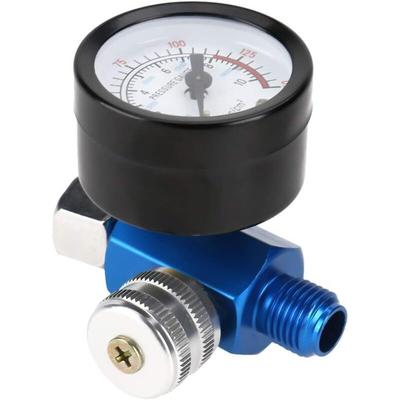 Manometer, Farbspritzpistole, Luftkompressor mit Manometer – Farbspritzpistole, Präzisionsregler, Image