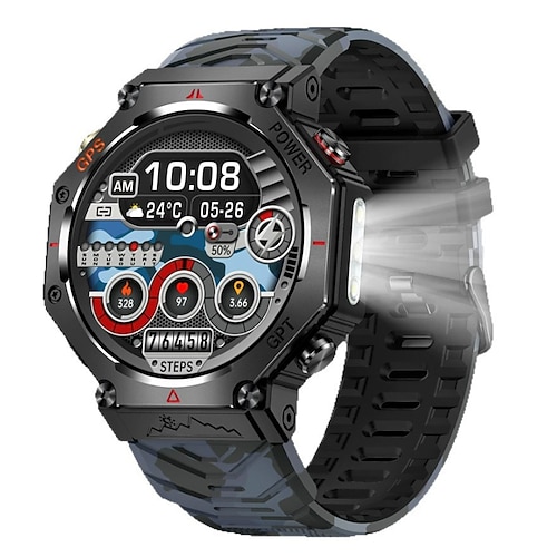 neue Chatgpt KI-Assistent Smart Watch 5atm wasserdicht GPS eingebauter Dualband-GNSS-Kompass Militär Sport Smartwatch Männer Frau