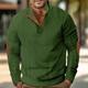Herren Sweatshirt Schwarz Weiß Armeegrün Khaki Grau Stehkragen Einfach Druck Strukturiert Täglich Ferien Ausgehen Polyester Streetwear Lässig Herbst Winter Bekleidung Kapuzenpullover Sweatshirts