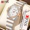 Ofns marke kinder frauen quarzuhr mode strass casual armbanduhr leuchtende kalender datum wasserdicht edelstahl armband uhr