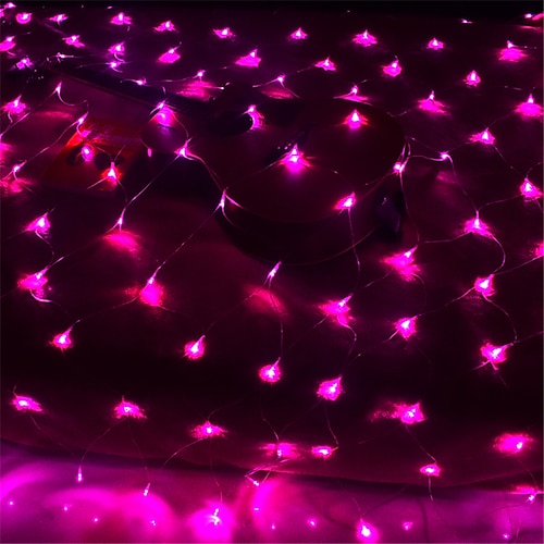 LED Netzlichter IP65 LED flexible Netz Feenlichter 880LED 200LED Netzlichter für Gartenhof farbenfrohe Dekoration EU US UK Stecker AC110V 220V 230V Image