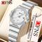 Ofns marke kinder frauen quarzuhr mode strass casual armbanduhr leuchtende kalender datum wasserdicht edelstahl armband uhr
