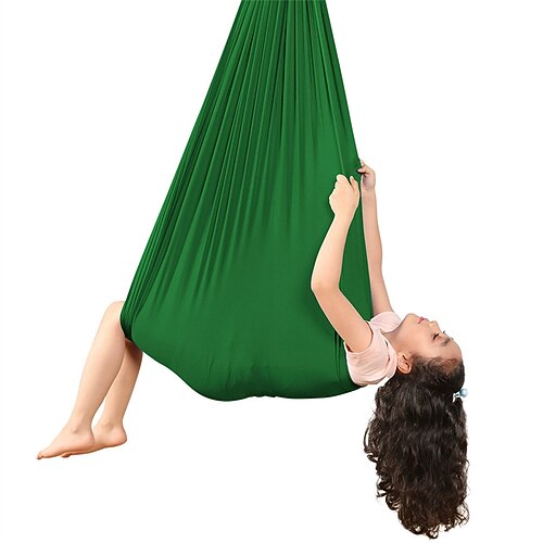 1 Aerial-Yoga-Hängematte mit kompletter Hardware – Umarmungsschaukel für Yoga, Camping, Picknick im Freien und drinnen – handwaschbarer Webstoff mit 80 % Textilanteil – Größe 288 x 149 cm Image