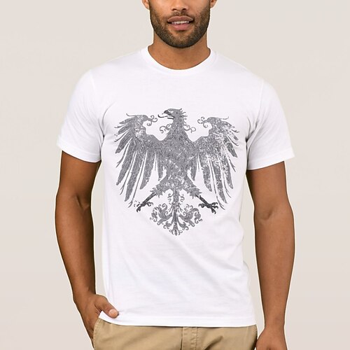 Bayerisch München Deutsch T-Shirt Ärmel T-Shirt Bier Deutscher Adler Grafik für Herren Erwachsene Heißprägen für Karneval Oktoberfestbier Party Alltagstauglich Image