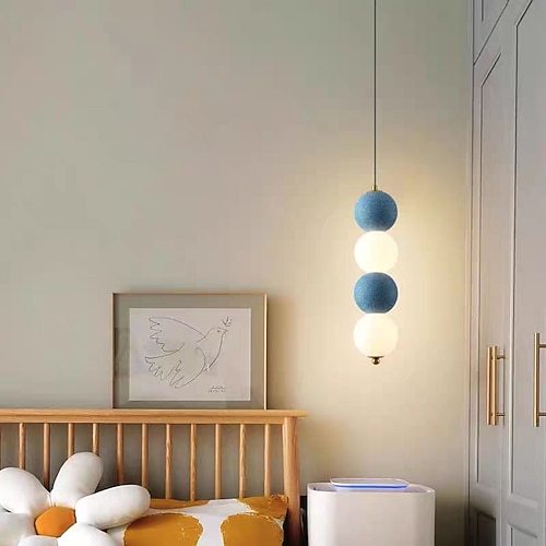 Nordic pendent lampe moderne einfachheit schlafzimmer nacht lampe personalisierte kreativität led restaurant bar gang kronleuchter Image