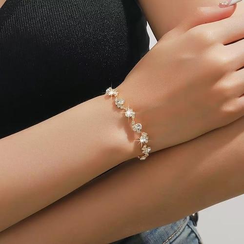 Damen Armband Tropisch Kostbar Stilvoll Legierung Armband Schmuck Silber / Rotgold / Gold Für Party