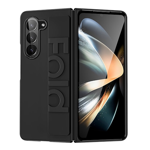 Handy Hülle Handyhüllen Für Samsung Galaxy Z Fold 7 Z Fold 6 Z Fold 5 Z Fold 4 Z Fold 3 Rückseite Tragbar Stoßrahmen Mit Handgelenkschlaufe TPU Silikon Image