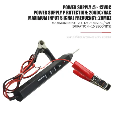 EM4610A Vehicle Diagnostic Logic Probe 5-15VDC Automotive Malfunction Electrical Detector Car Trouble Shooting Repair Scan Tool