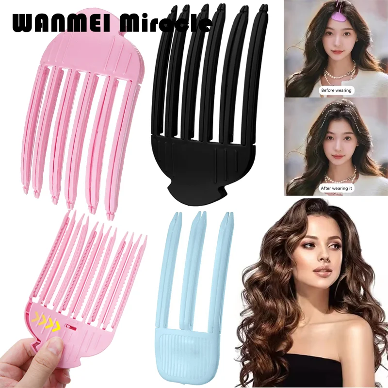 Koreanische Neue Heatless Haarpflege Wurzeln Natürliche Flauschige Haar Clip Keine Hitze Haar Curler Styling DIY Haar Styling Fluffiness Werkzeug Set Image
