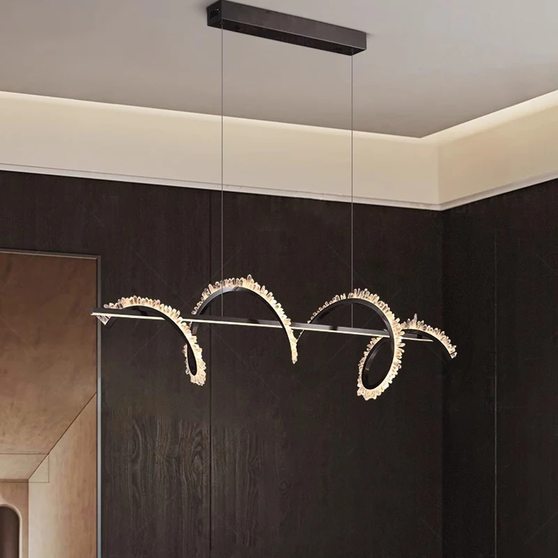 Moderne Speisen Esszimmer Pendelleuchten Innenbeleuchtung Deckenleuchte Hängeleuchte LED Kronleuchter für Wohnzimmer Innenbeleuchtung