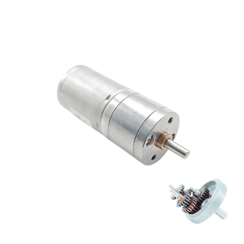 12 V DC-Getriebemotor JGA25-370, Hochleistungs-Schneckengetriebe umgekehrt, 6 V, 24 V, 50/170/280/620/1360 U/min, Kleingerätemotor, Mini-Motor Image