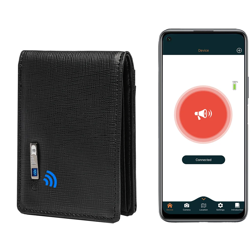 Portafoglio tracker per Airtag Mag Portafoglio sicuro da uomo Smart GPS Card Tracker Portafoglio Set regalo per regalo di Natale Nuovo portafoglio regalo
