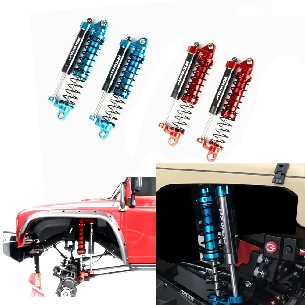 Einstellbare Öl L = 93mm Metall Unterdruck Stoßdämpfer Doppel Dämpfer Für 1/10 Rc Auto Teile Lkw Crawler scx10 Trx-4 Trx-6 Image