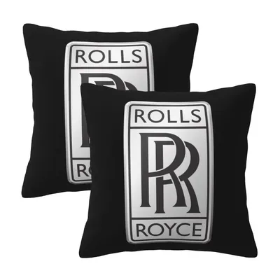 NEU Rolls Royce Modische Kissenbezüge, dekorative Kissenbezüge, weich und gemütlich, 2-teilig Image