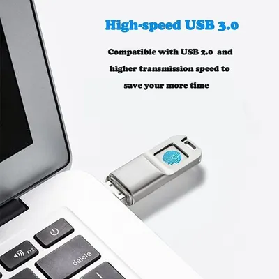 A46T Fingerabdruck-USB3.0-Flash-Laufwerk 32G Präzise Identificaiotn Privacy Management Key USB-Fingerabdruck-Flash-Laufwerk Image