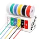 16 18 20 22 24 26 28 30 AWG Cavo elettrico flessibile in silicone 6 colori 22 AWG 300V Cavo isolato con collegamento in rame stagnato intrecciato
