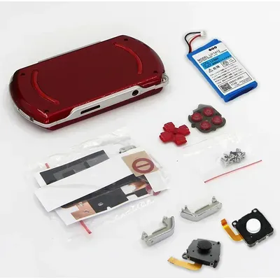 Multi-Color Full Housing Case for PSP Go Shell Complete Replacement with Buttons Kit Joystick Original Battery for PSP GO