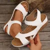 Sommer Frau Sandalen Schuhe Weiche Schuhe Frau Plus Größe Sandalen Frauen Keil Wanderschuhe Elegante Schuhe Weibliche Frauen Sandale