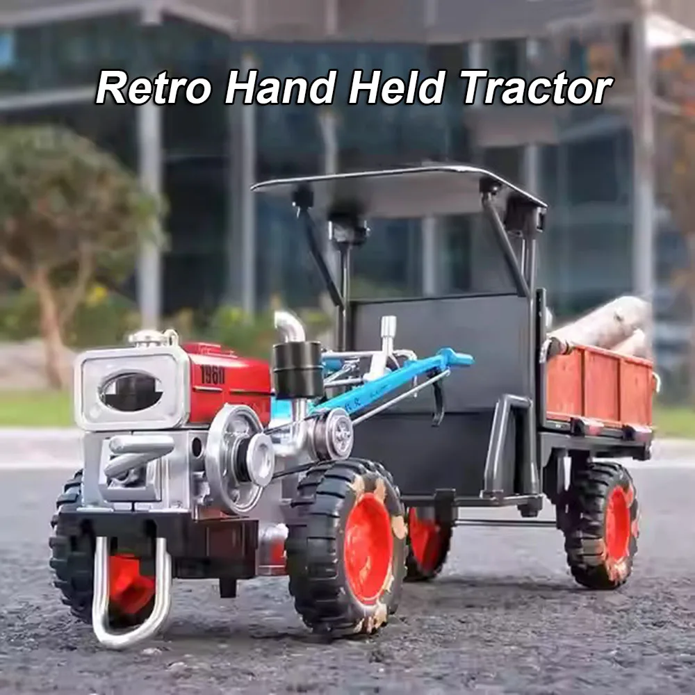 1:32 landwirtschaftliche Legierung Walking Traktor Modell Spielzeug Diecast Auto Sound Licht drehbare Schallwand kann geöffnet Fahrzeug Kinder Spaß Spielzeug Image