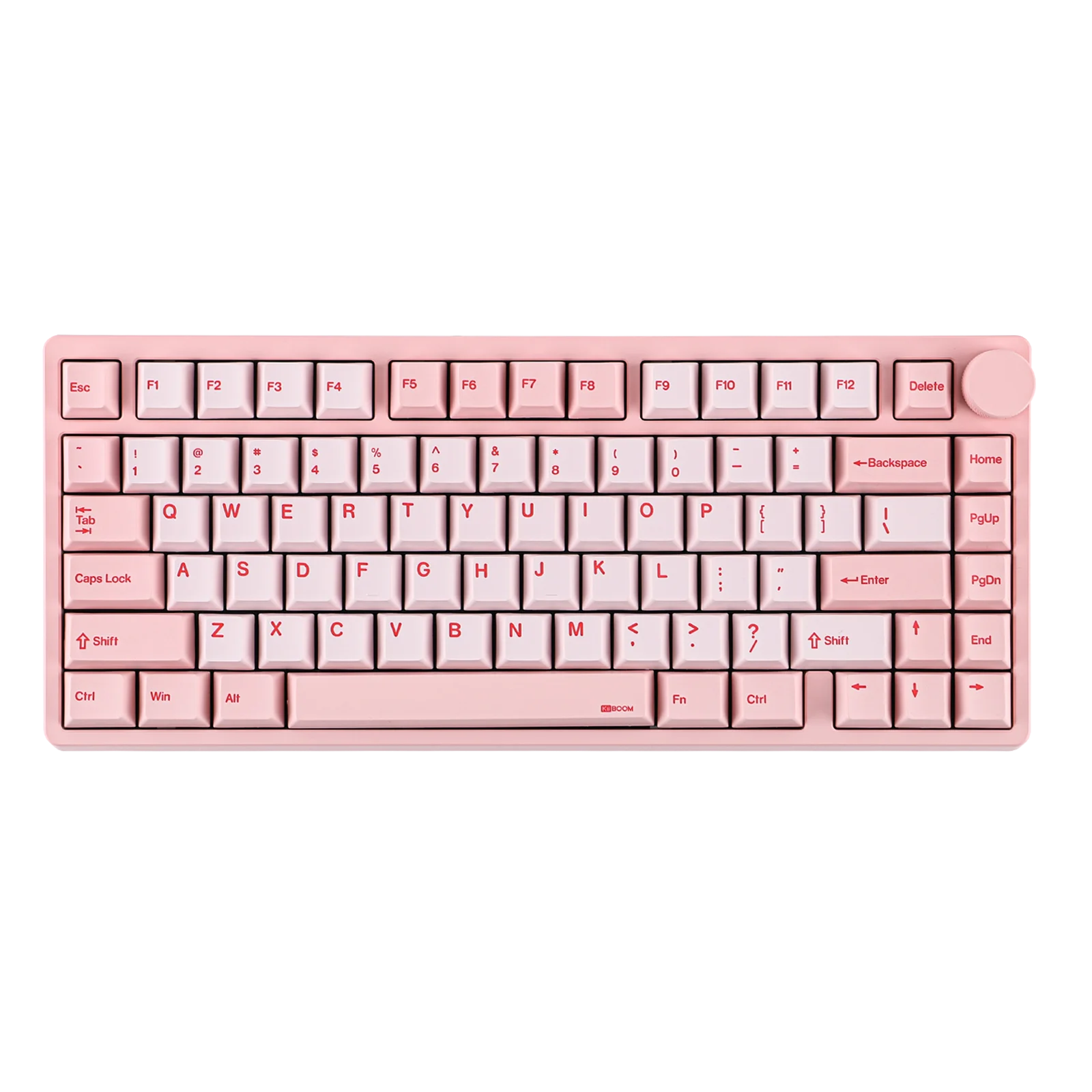 KiiBOOM Moonshadow V2 75 % QMK&VIA verkabelt/BT5.0/2,4 GHz kabellose Hot-Swap-Aluminium-Mechanische Gaming-Tastatur mit FR4-Platte Image