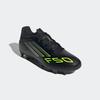 Fußballschuh ADIDAS PERFORMANCE "F50 CLUB KUNSTRASEN NEUERER GENERATION, HART- UND ASCHENPLÄTZE E", Gr. 43, schwarz (core schwarz, iron metallic, lucid lemon), Synthetik, sportlich, Schuhe, geeignet für Rasen- und Kunstrasenplätze
