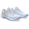 Hallenschuh ASICS "GEL-TACTIC 13", Gr. 40,5, blau fade, weiß, Synthetik, sportlich, Schuhe
