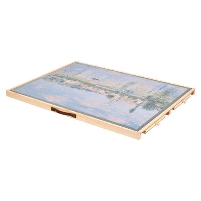 UIMOSO Rotating Puzzle Board with Drawers and Cover, Portable Wooden Table, Jigsaw Puzzle Accessories for Adults
