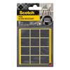 Scotch 12er-Pack Filzpads SP87A37 »Ultra Resistant« selbsthaftend 24 x 22 m grau
